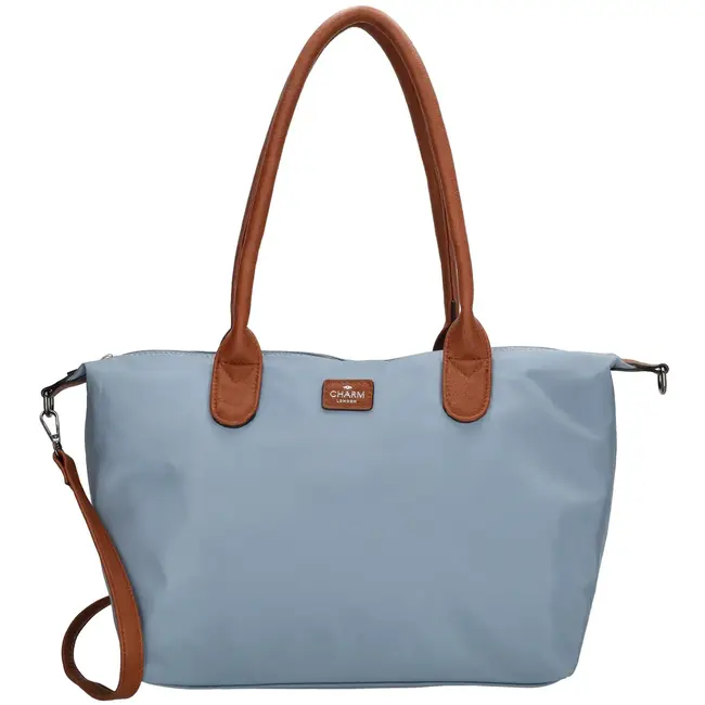 Charm CHARM LONDON - BUCKINGHAM SHOPPER - STEELBLUE