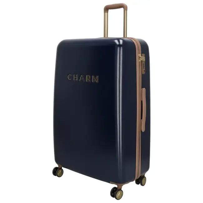 Charm CHARM LONDON - CAPETOWN KOFFER 28 Inch - DONKERBLAUW