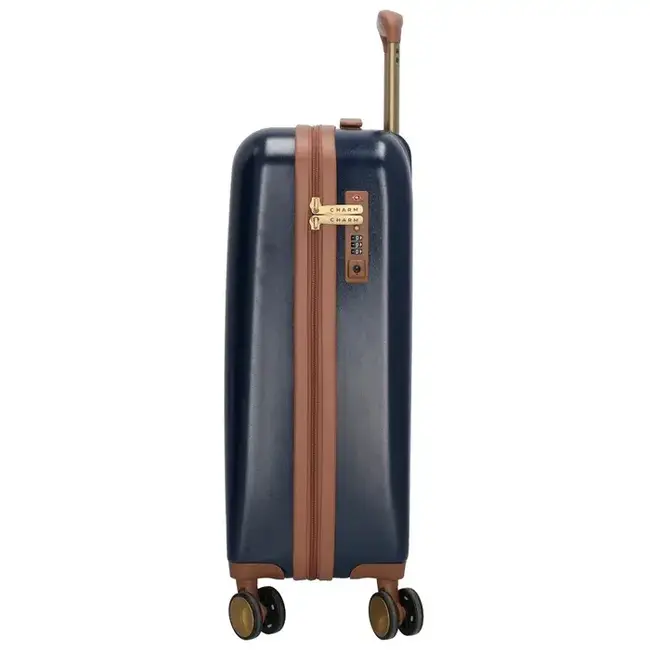 Charm CHARM LONDON - CAPETOWN KOFFER  20 Inch - BLAUW