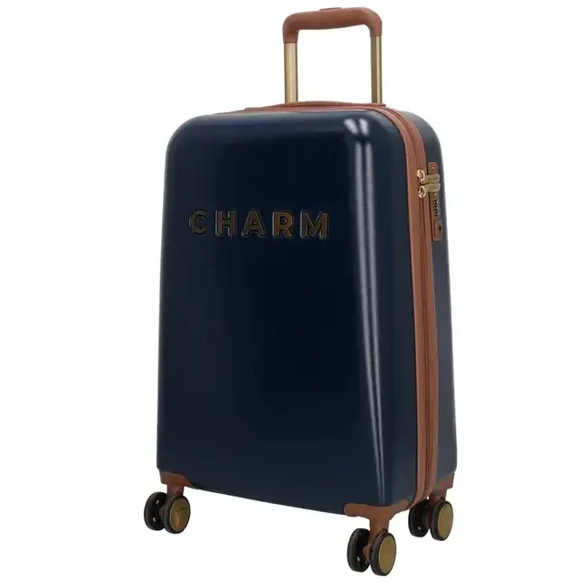 Charm CHARM LONDON - CAPETOWN KOFFER  20 Inch - BLAUW