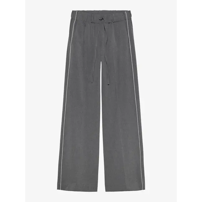 Catwalk Junkie CATWALK JUNKIE - JOGGER TROUSERS WITH PIPPING - DARK GREY MELANGE