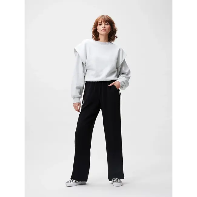 Catwalk Junkie CATWALK JUNKIE - FOLDED SHOULDER SWEATER - LIGHT GREY MELANGE