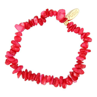 Fushi FUSHI - ARMBAND HALFEDELSTEEN CHIPS 3MM 14KRT