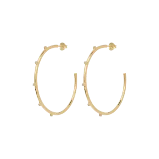 Anna + Nina ANNA+NINA - LUMIÈRE HOOP EARRINGS