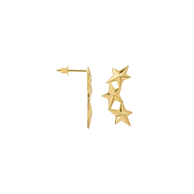 Anna + Nina ANNA+NINA SINGEL STAR ALIGNED STUD