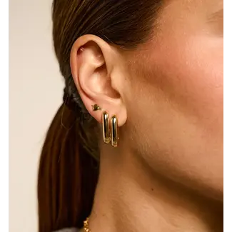 Anna + Nina ANNA+NINA - SINGLE CUPID STUD EARRING