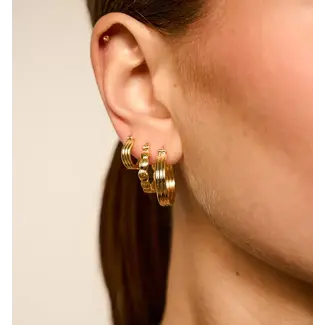 Anna + Nina ANNA+NINA - POETIC RING EARRINGS  SMALL