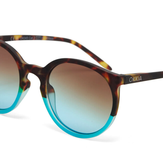 Okkia OKKIA - SUNGLASSES  OK045 - HAVANA/BLUE