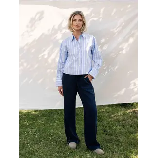 Catwalk Junkie CATWALK JUNKIE - TRACKSUIT TROUSERS WITH PIPPING - NAVY BLAZER