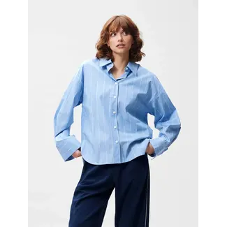 Catwalk Junkie CATWALK JUNKIE - DOUBLE PLACKET BLOUSE - RIVIERA
