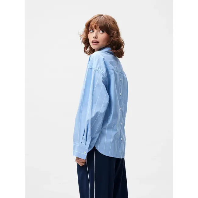Catwalk Junkie CATWALK JUNKIE - DOUBLE PLACKET BLOUSE - RIVIERA