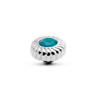 Melano MELANO - TWISTED CHRYSTAL FLOWER - TEAL