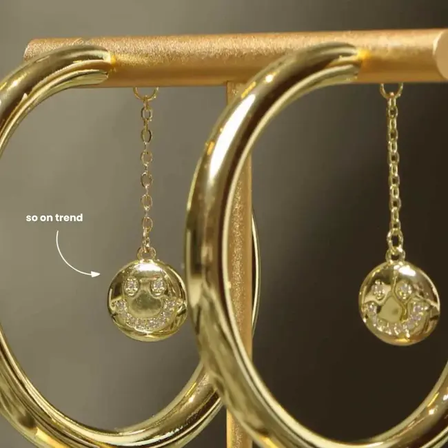 CARMEN LORENZA CARMEN LORENZA - SMILEY HOOPS