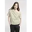 Homage HOMAGE - OFFSHOULDER TOP WITH PLEATS - PISTACHIO