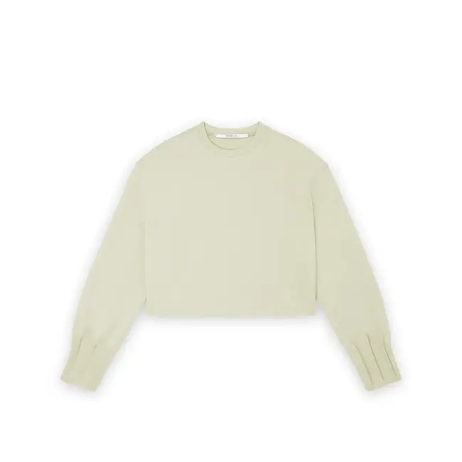 Homage HOMAGE - TOP WITH CUFF DETAILS - PISTACHIO