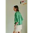 Indi&Cold INDI & COLD - BELL SLEEVE BLOUSE - GROEN