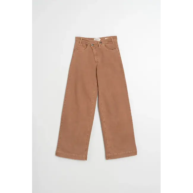 Indi&Cold INDI & COLD - CROSSED WAIST BAND PANT - ROSA