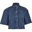 Minus MINUS - MSKADDI CROPPED SHIRT - MID BLUE DENIM