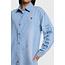 Alix The Label ALIX THE LABEL - LADIES WOVEN FLOWY DENIM OVERSIZED BLOUSE - LIGHT BLUE DENIM