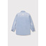 Alix The Label ALIX THE LABEL - LADIES WOVEN FLOWY DENIM OVERSIZED BLOUSE - LIGHT BLUE DENIM