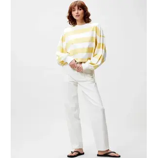 Catwalk Junkie CATWALK JUNKIE - OVERSIZED STRIPED LONG SLEEVE - MELLOW YELLOW