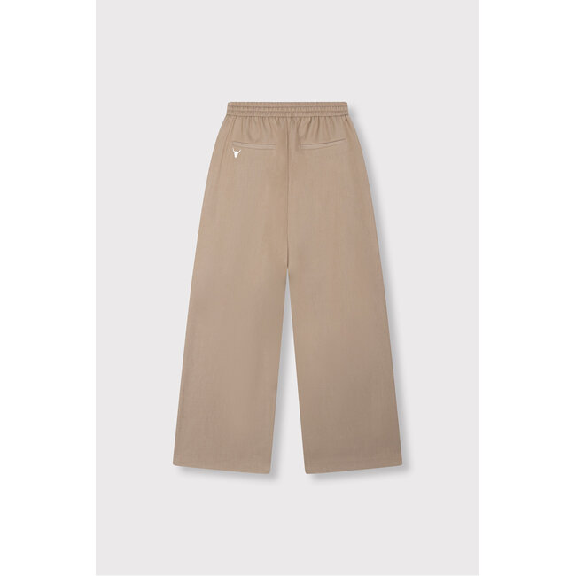 Alix The Label ALIX THE LABEL - LADIES WOVEN 2 TONE PANTS - CAMEL