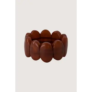 Zusss ZUSSS - ARMBAND VAN KRALEN ELASTIEK