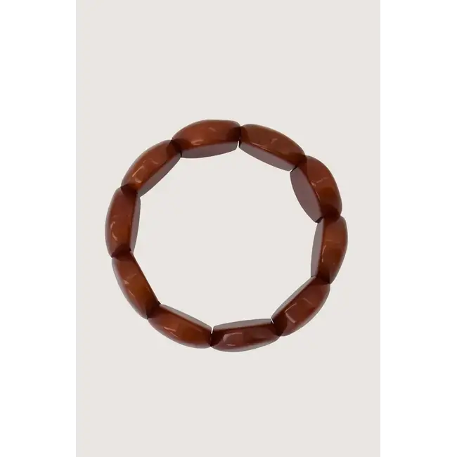 Zusss ZUSSS - ARMBAND VAN KRALEN ELASTIEK