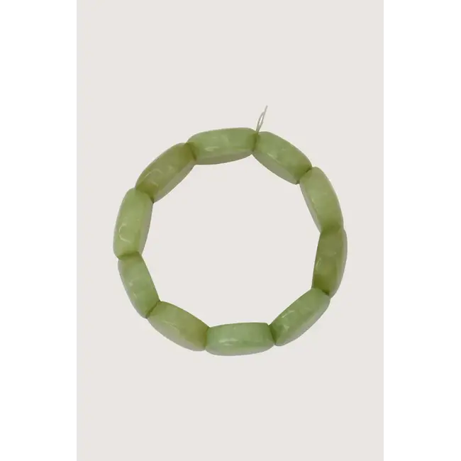 Zusss ZUSSS - ARMBAND VAN KRALEN ELASTIEK