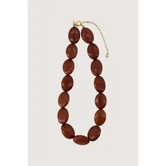 Zusss ZUSSS - KETTING VAN PLATTE KRALEN