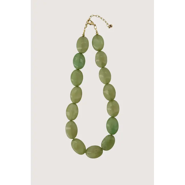 Zusss ZUSSS - KETTING VAN PLATTE KRALEN