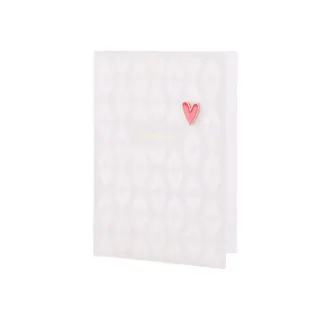 Zusss ZUSSS - WENSKAART BROCHE HARTJE BLIJ MET JOU