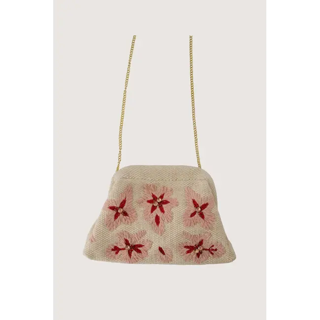 Zusss ZUSSS- GEBORDUURD BLOEM TASJE