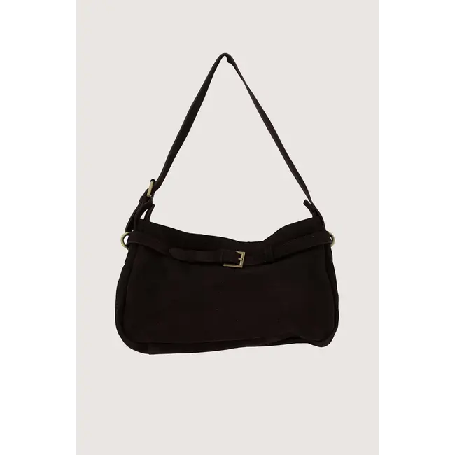 Zusss ZUSSS- SUEDE HANDTAS MET RIEMPJE