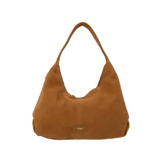 Zusss ZUSSS- SUEDE HANDTAS MET LOGO