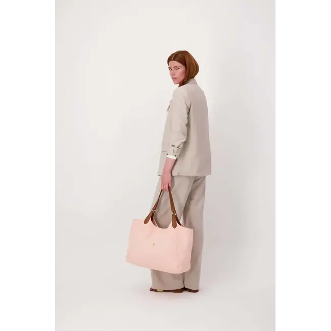 Zusss ZUSSS- LOVE TOTE BAG MET LEREN DETAILS