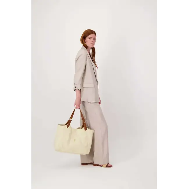 Zusss ZUSSS- LOVE TOTE BAG MET LEREN DETAILS