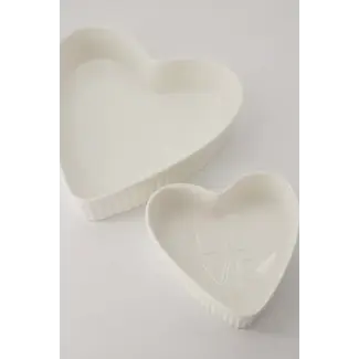 Zusss ZUSSS - OVENSCHAAL KERAMIEK HARTVORM LOVE GROOT