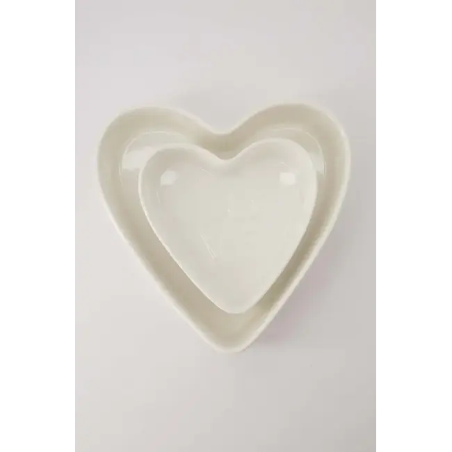 Zusss ZUSSS - OVENSCHAAL KERAMIEK HARTVORM LOVE KLEIN