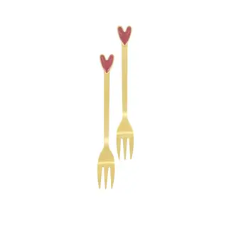 Zusss ZUSSS - SET VAN 2 VORKJES HARTJE