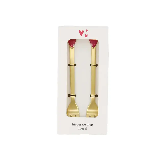 Zusss ZUSSS - SET VAN 2 VORKJES HARTJE