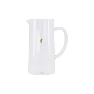 Zusss ZUSSS - WATERKAN GLAS HARTJE