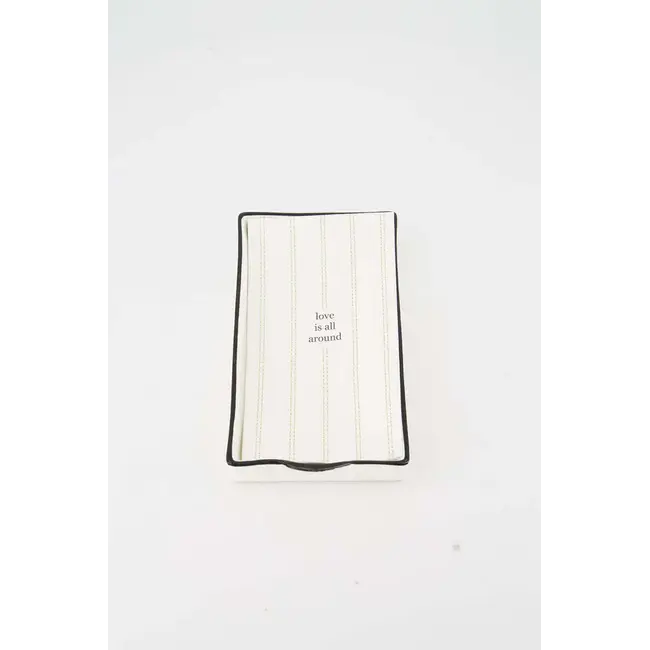 Zusss ZUSSS - SERVETHOUDER VIERKANT KERAMIEK