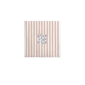 Zusss ZUSSS - SERVETTEN VIERKANT STREEP HIEPERDEPIEP