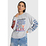 Alix The Label ALIX THE LABEL - LADIES KNITTED FANCY PRINT LONGSLEEVE - LIGHT GREY MELANGE