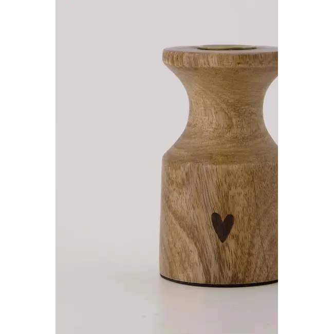 Zusss ZUSSS - KANDELAAR HOUT HARTJE