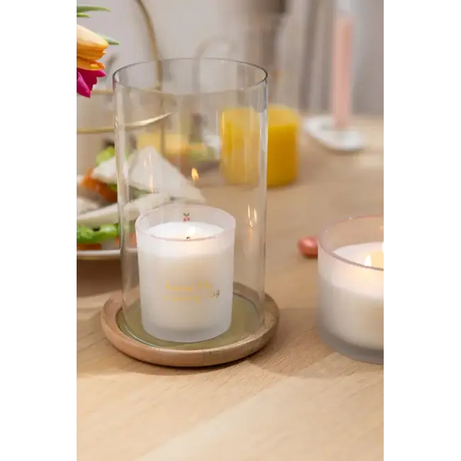 Zusss ZUSSS - GEURKAARS GLAS IN DOOSJE HAPPY LIKE A SUNNY DAY