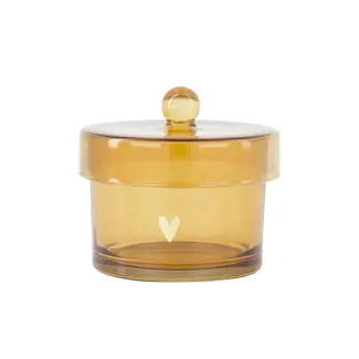 Zusss ZUSSS - BEWAARPOT GLAS MET DEKSEL HARTJE