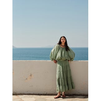 Devotion TWINS DEVOTION - SAGE SKIRT- GREEN