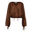 Devotion TWINS DEVOTION -NOMAD BLOUSE - CHOCO